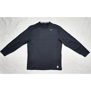 Nike Men's XX L Pro Combat Dri-Fit Hyperwarm Lite Compression Shirt #618984-065